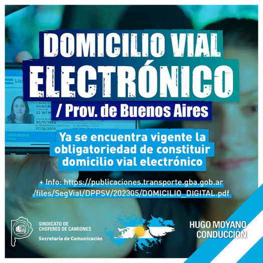 Domicilio vial electrónico / Provincia de Buenos Aires
