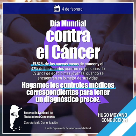 4 de febrero - Día de la Lucha contra el cáncer