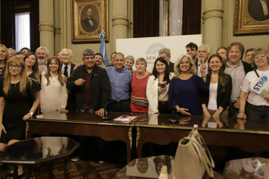 Reunión en el Senado de la Nación