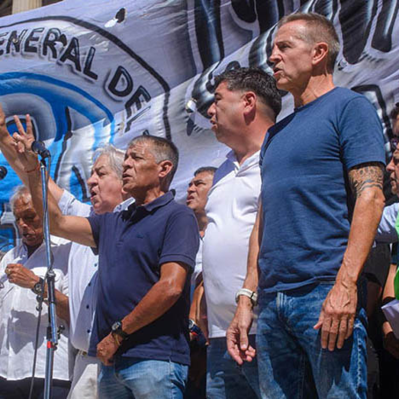 Movilizaci&oacute;n de la CGT contra la Ley de la Reforma Laboral