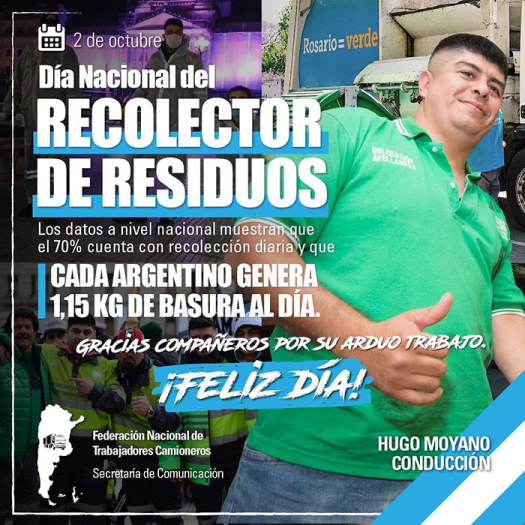 D&iacute;a Nacional del Recolector de residuos