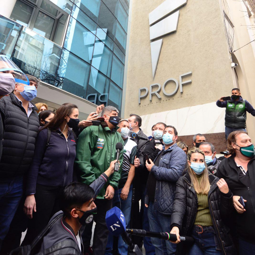 Marcha y posterior conferencia de prensa a cargo del Compañero Pablo Moyano