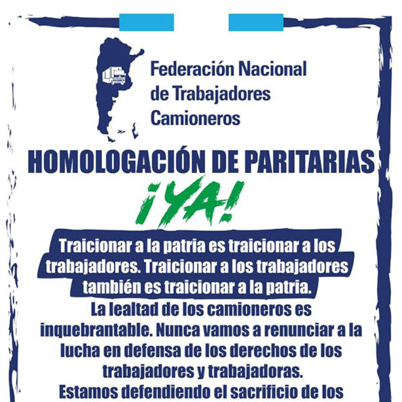 Homologación de Paritarias YA!