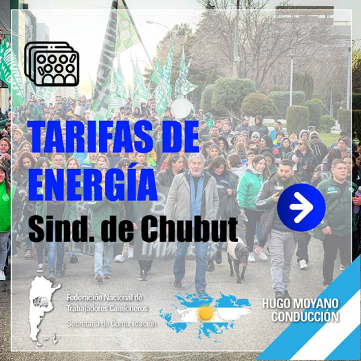 Tarifas de Energía / Sindicato de Chubut