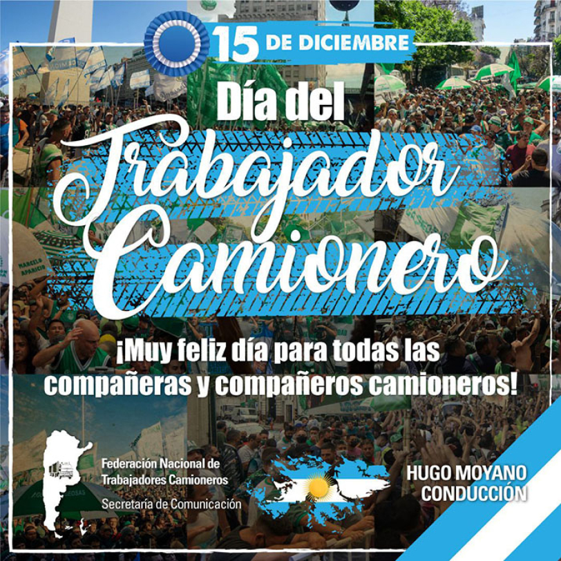 15 de diciembre - Día del Trabajador Camionero