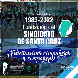 2083- 2022 Fundación del Sindicato de Santa Cruz