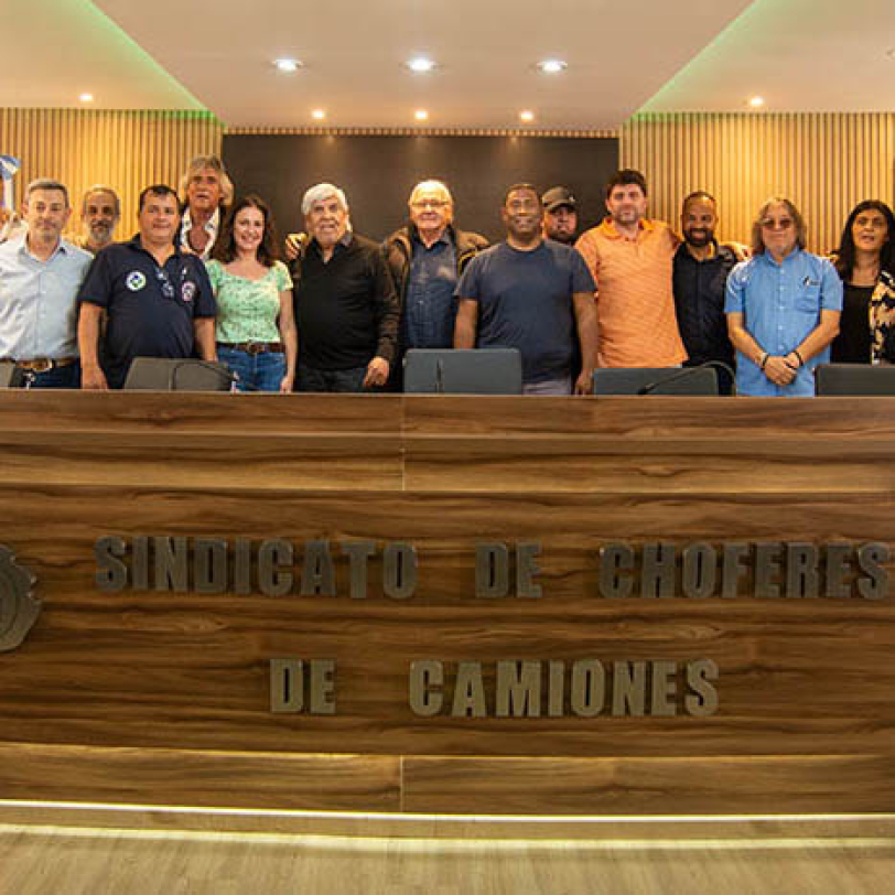 Reunión de la ITF en el Sindicato de Camioneros