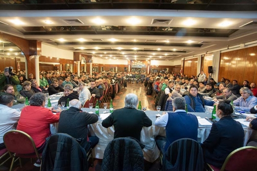 Asamblea de la Federación de Camioneros donde se trató la absurda multa millonaria impuesta por el gobierno