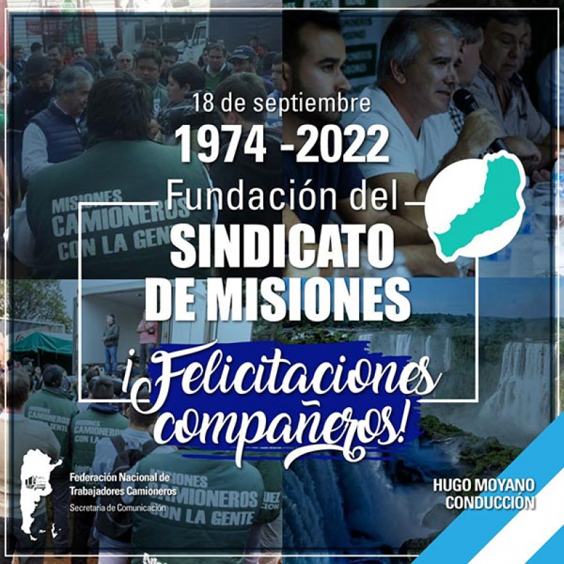 1974- 2022 Fundación del Sindicato de Misiones