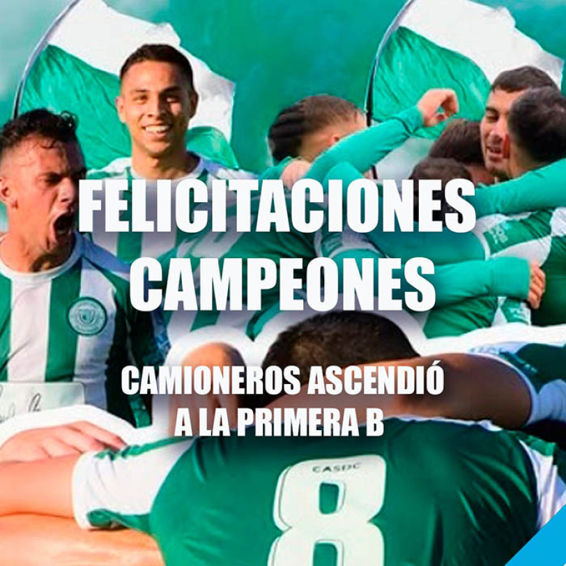 Felicitaciones Campeones / Club Camioneros
