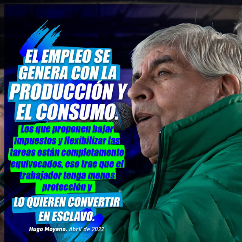 Frases del compa&ntilde;ero Hugo Moyano