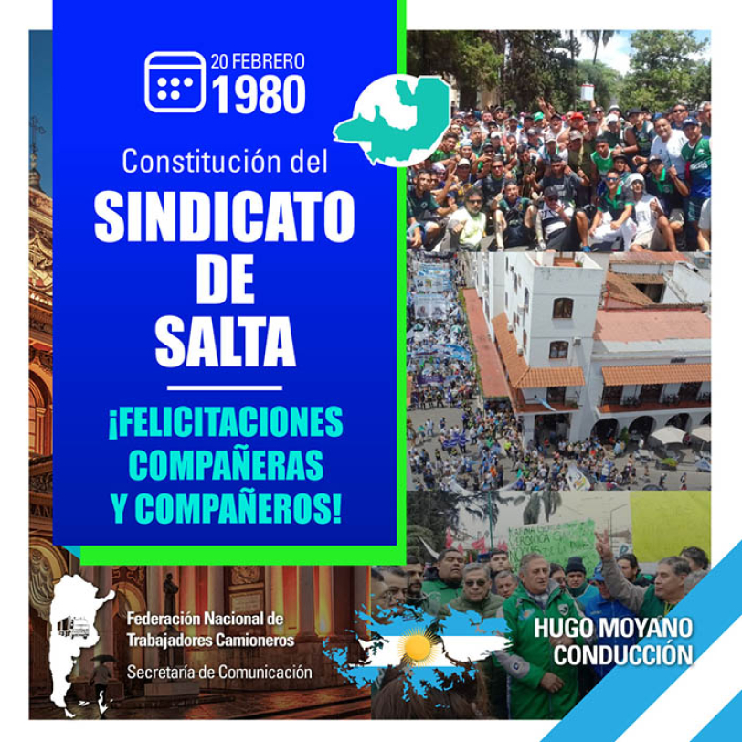 20 de febrero 1980 - Constitución del Sindicato de Salta