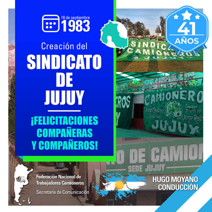 18 de septiembre - Creación del Sindicato de Jujuy 1983