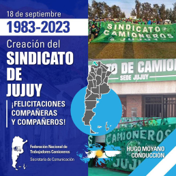 18 de septiembre - Creación del Sindicato de Jujuy
