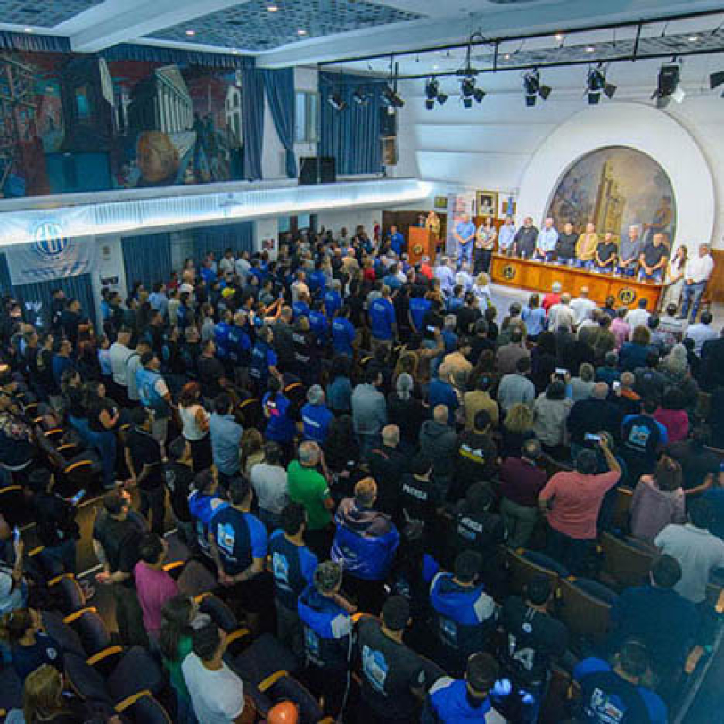 Reuni&oacute;n en la CGT / 50 Aniversario del Golpe de Estado