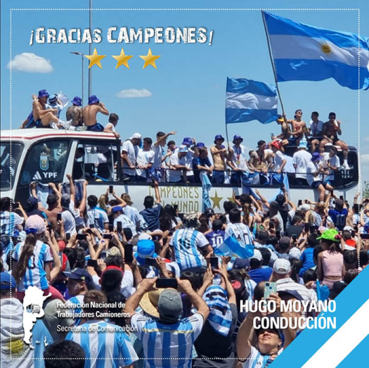 Gracias Campeones!!!