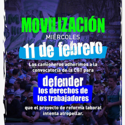 Movilizaci&oacute;n - Mi&eacute;rcoles 11 de febrero
