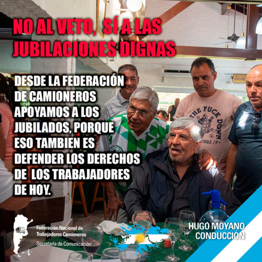 NO al Veto, SÍ a las Jubilaciones dignas