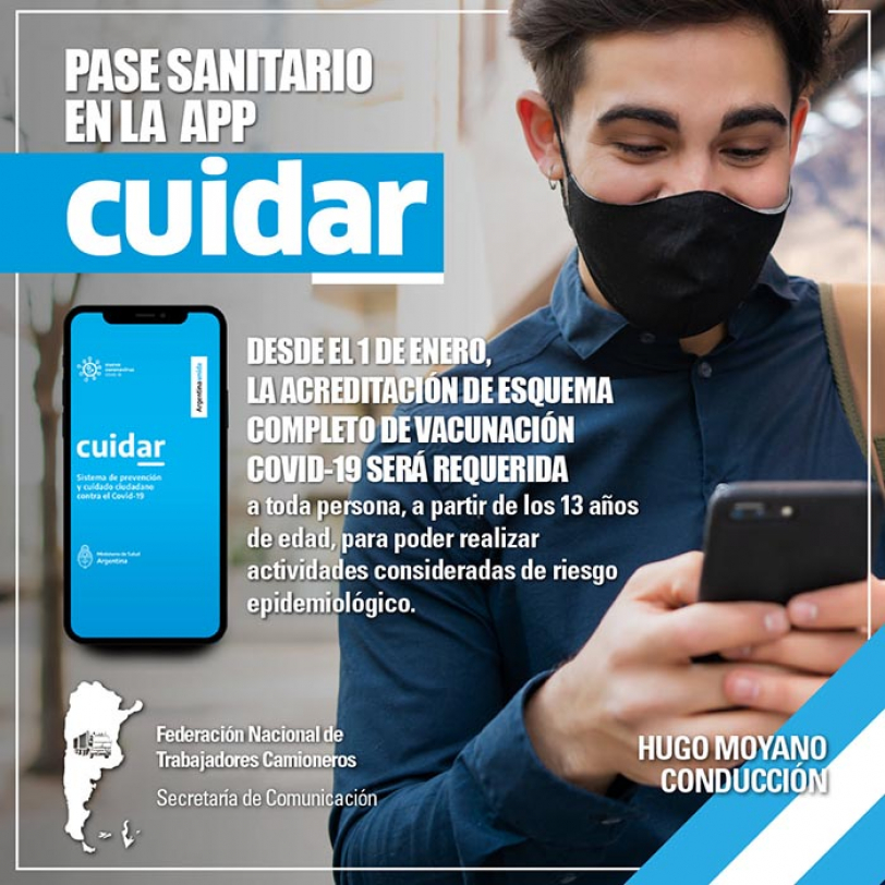 Pase Sanitario Cuidar