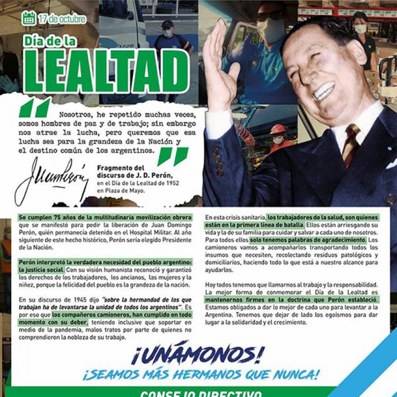 17 de octubre - Día de la Lealtad