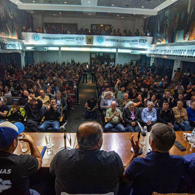 Congreso Nacional de la UTEP en la CGT
