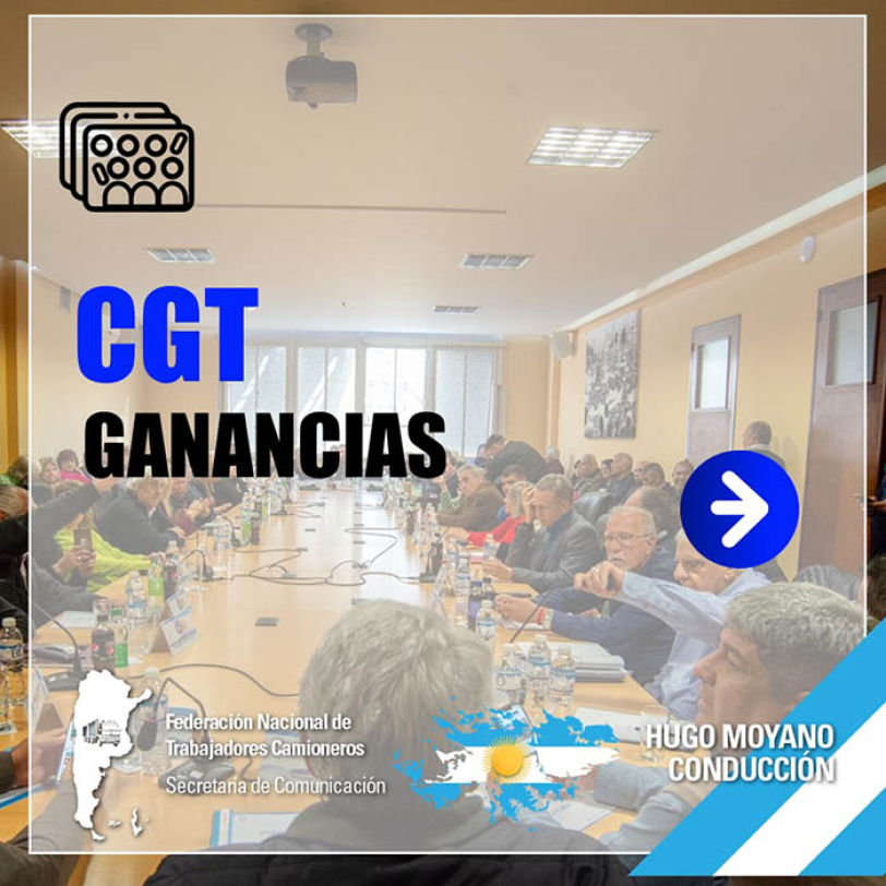 Reunión del Consejo Directivo de la CGT / Ganancias