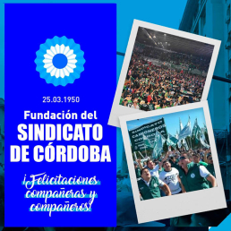 25 de marzo 1950 Constitución del Sindicato de Córdoba