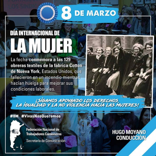 8 de marzo D&iacute;a Internacional de la Mujer