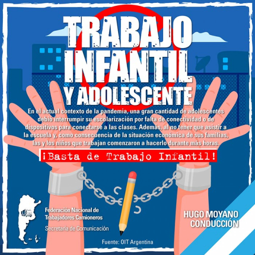 Trabajo infantil y adolescente