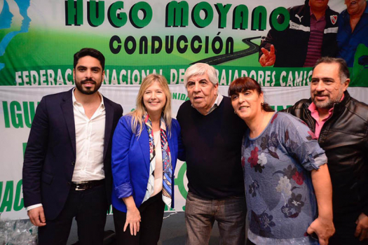 Acto político y sindical de la Secretaría de la mujer de la Federación de Camioneros en la Biblioteca Eva Perón