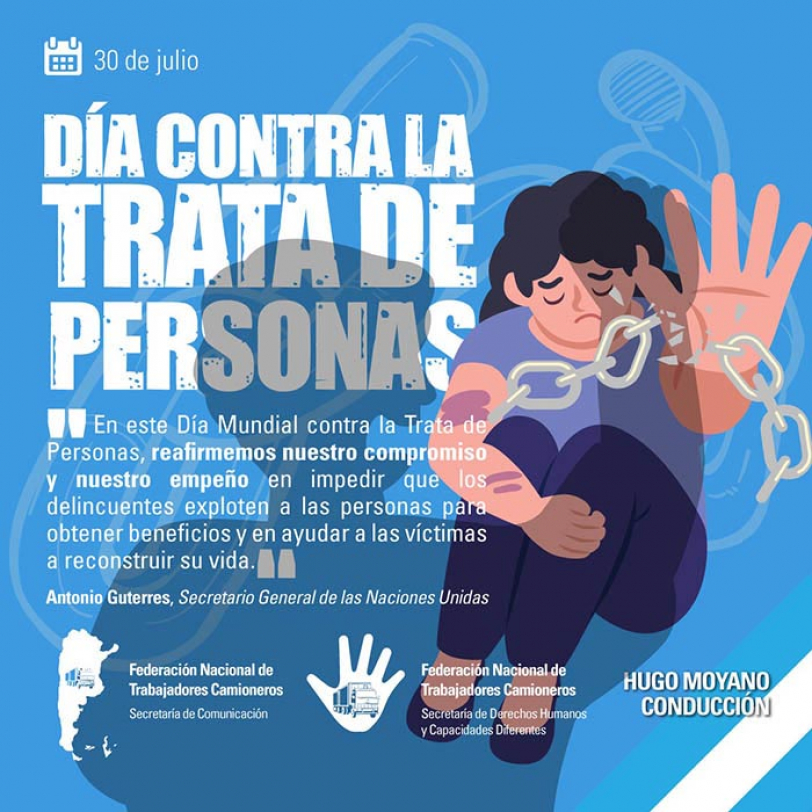 30 de julio - Día Contra la Trata de Persona