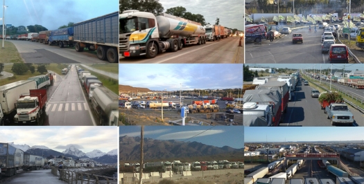 Paro total de Camioneros en todo el país