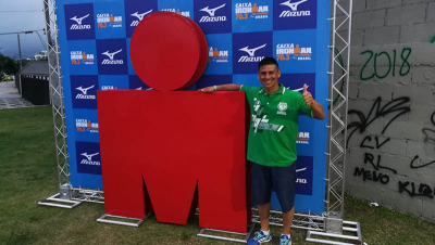 Rodrigo Herrera en el Triatlón Iron Man de Río de Janeiro