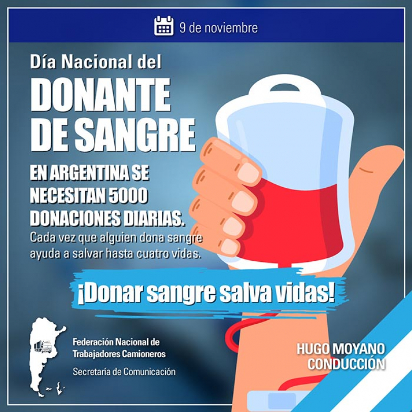 9 de noviembre - Día del donante de sangre