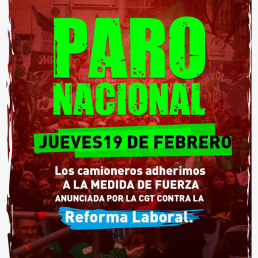 Paro Nacional / Jueves 19 de Febrero