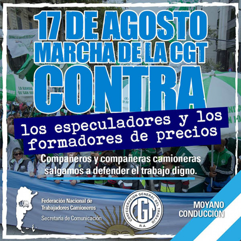 El 17 de agosto marchamos