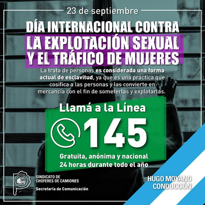 23 de septiembre - Día contra la Explotación Sexual y Tráfico de Mujeres