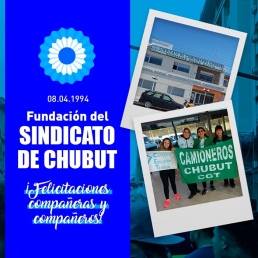 8 de abril 1994 Fundación del Sindicato de Chubut