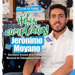 Feliz cumplea&ntilde;os compa&ntilde;ero Jer&oacute;nimo Moyano
