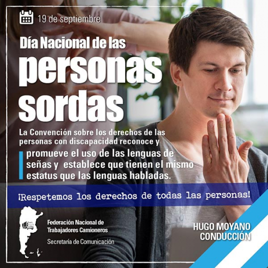 19 de septiembre - Día Nacional de las personas sordas