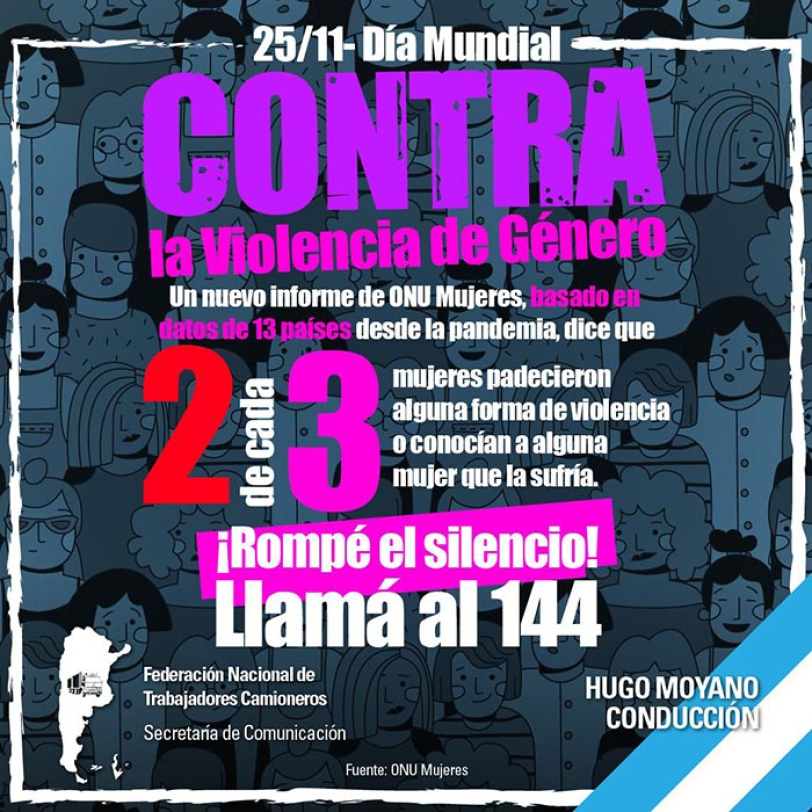 25 de noviembre - Día contra la Violencia de Género