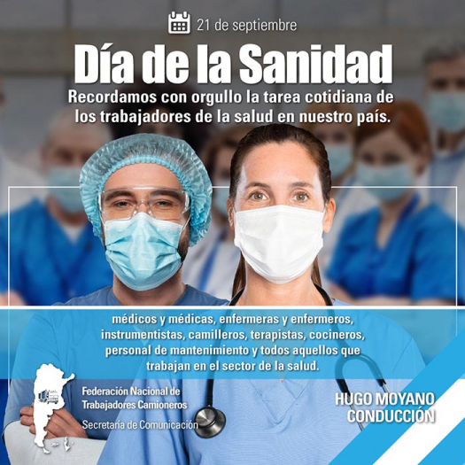 21 de septiembre - D&iacute;a de la Sanidad