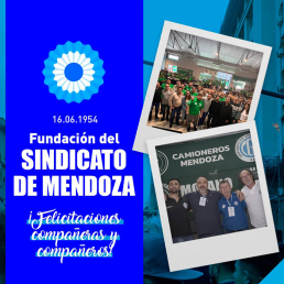 16 de junio 1954 Fundación del Sindicato de Mendoza