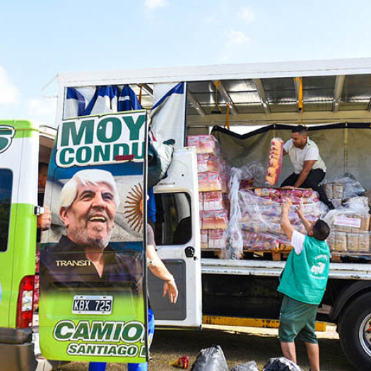 Camioneros Solidarios en Santiago del Estero