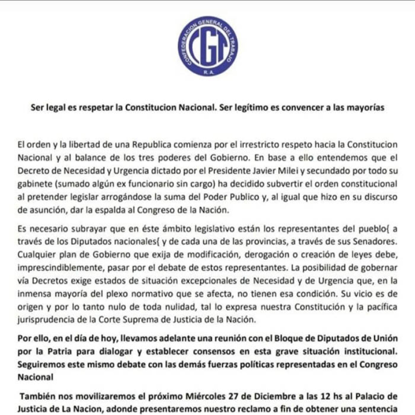 Ser legal es respetar la Constitución Nacional. Ser legítimo es convencer a las mayorías