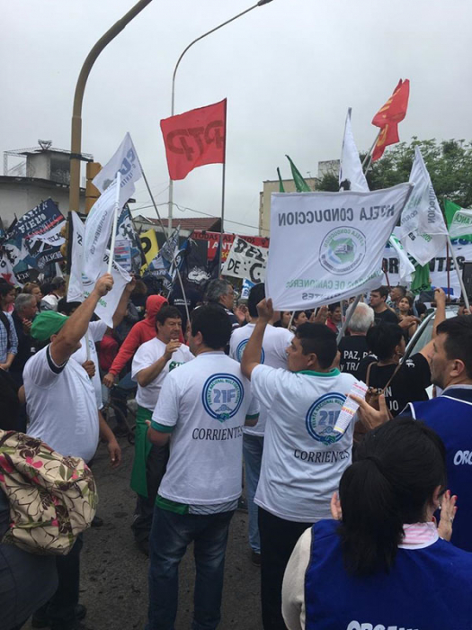 Imágenes del Paro General CGT, Sindicato de Corrientes