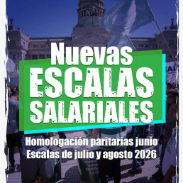 Nueva Escala Salarial / Junio - Agosto 2026
