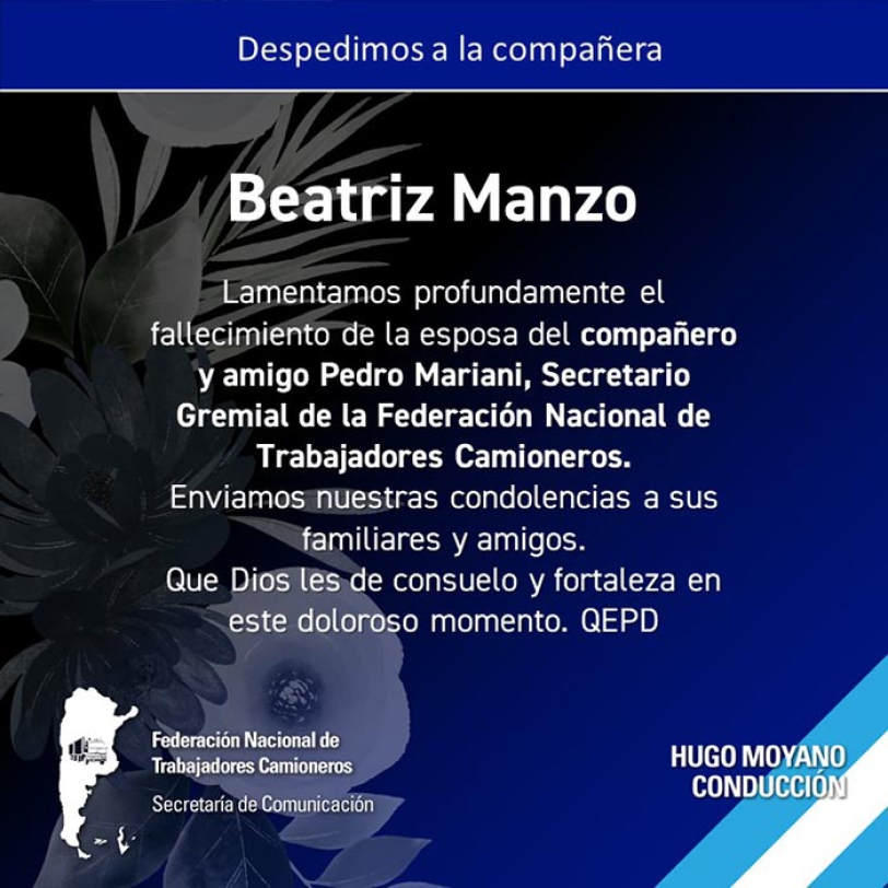 Triste noticia