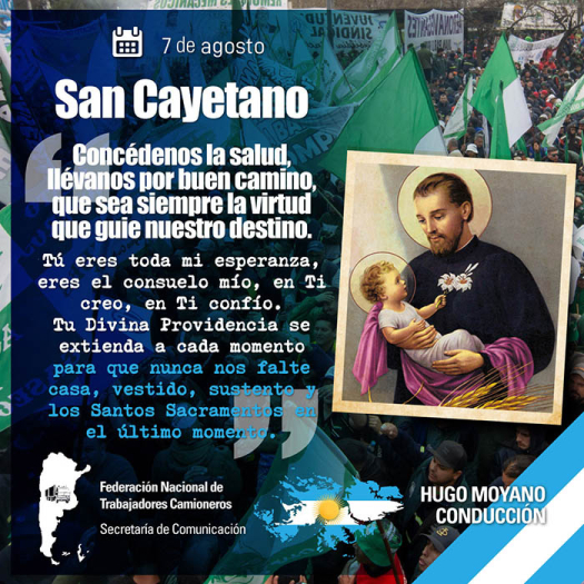 7 de agosto San Cayetano