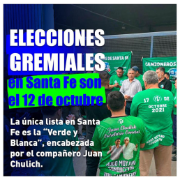 Elecciones de Camioneros de Santa Fe